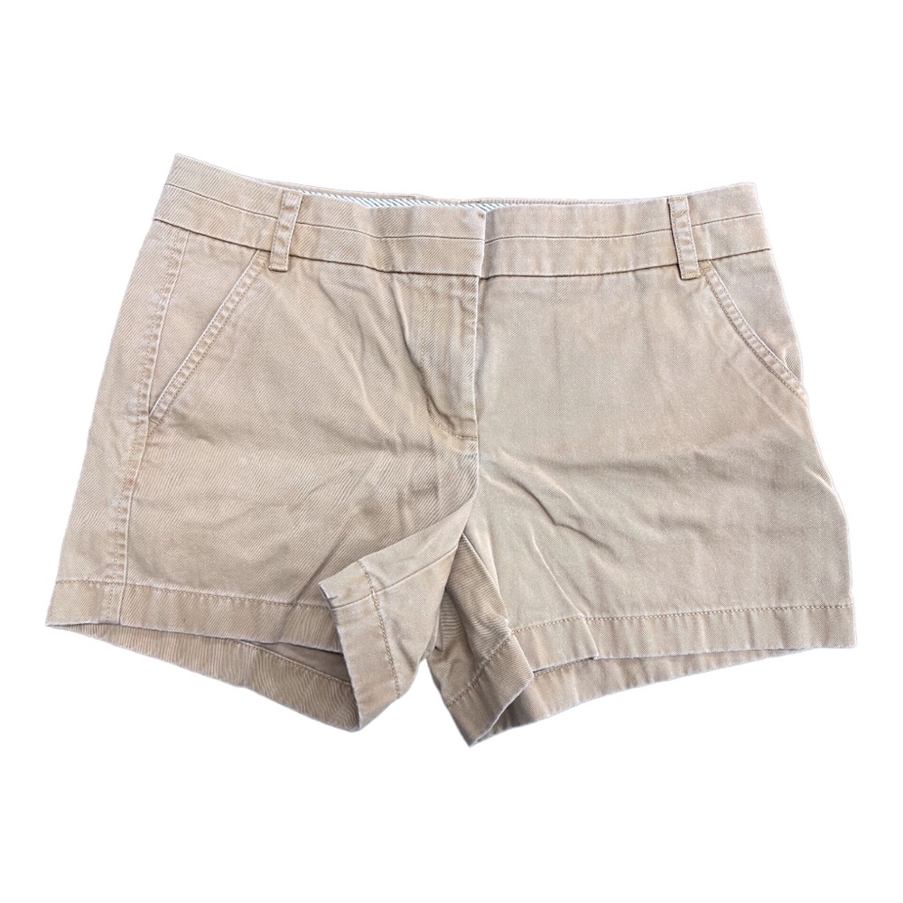 J.Crew chino womens shorts size 4 tan
